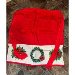 Vintage Half Christmas Apron